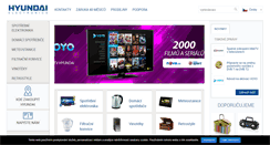 Desktop Screenshot of hyundai-electronics.cz